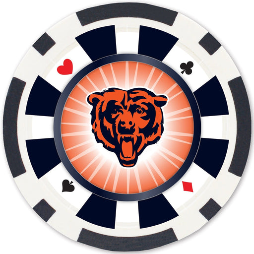 Chicago Bears 100 Piece Poker Chips - for just $29.99! 