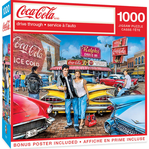 Coca-Cola - Drive Through 1000 Piece Jigsaw Puzzle - Just $16.99! Shop now at Retro Gaming of Denver