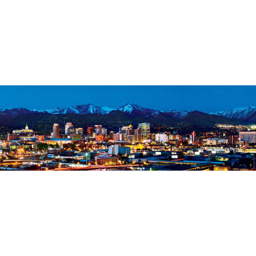 Salt Lake City, Utah 1000 Piece Panoramic Jigsaw Puzzle - Just $14.99! Shop now at Retro Gaming of Denver