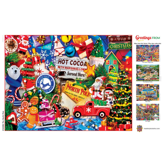 Greetings From The North Pole - 550 Piece Jigsaw Puzzle - Just $14.99! Shop now at Retro Gaming of Denver