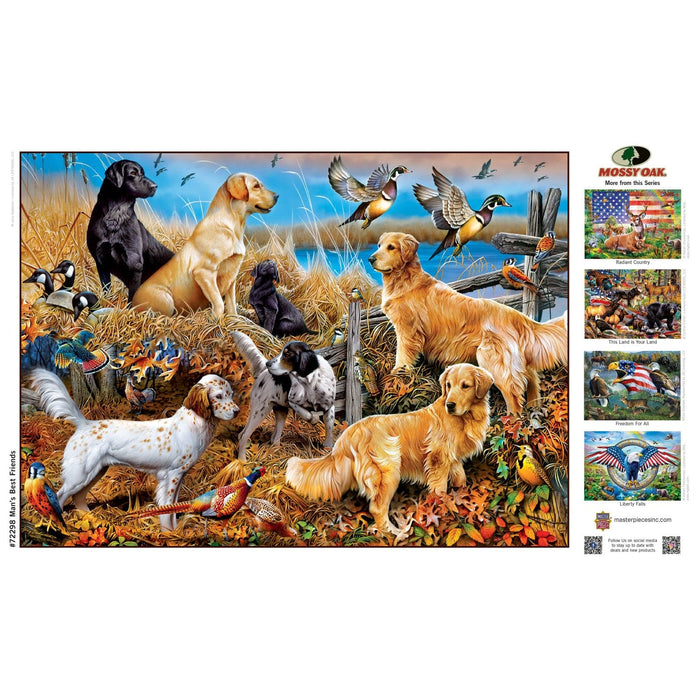 Mossy Oak - Man's Best Friend 1000 Piece Jigsaw Puzzle - for just $16.99! 