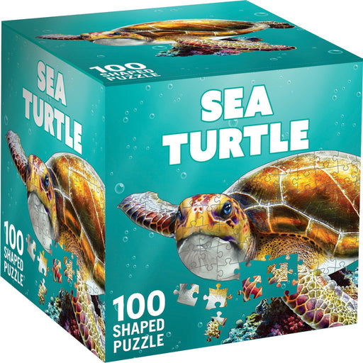 Sea Turtle 100 Piece Shaped Jigsaw Puzzle - Just $7.99! Shop now at Retro Gaming of Denver