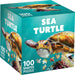 Sea Turtle 100 Piece Shaped Jigsaw Puzzle - Just $7.99! Shop now at Retro Gaming of Denver