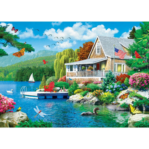 Signature Collection - Lakeside Memories 3000 Piece Jigsaw Puzzle - Flawed - for just $20.99! 