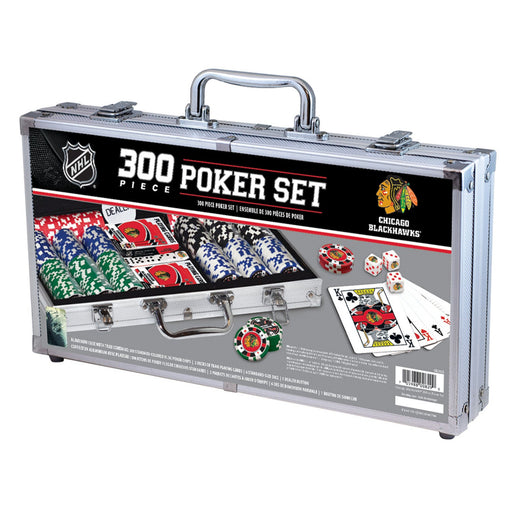 Chicago Blackhawks 300 Piece Poker Set - Just $124.99! Shop now at Retro Gaming of Denver