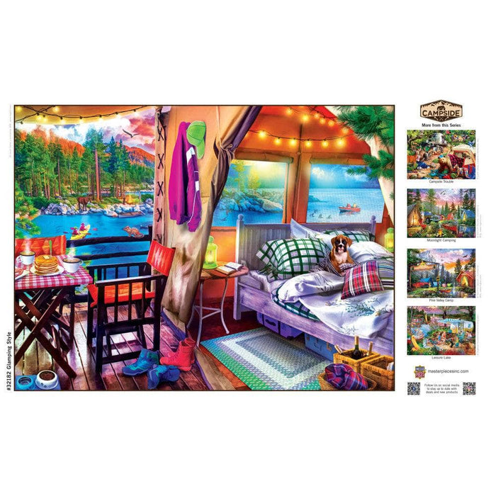 Campside - Glamping Style 300 Piece EZ Grip Jigsaw Puzzle - for just $14.99! 