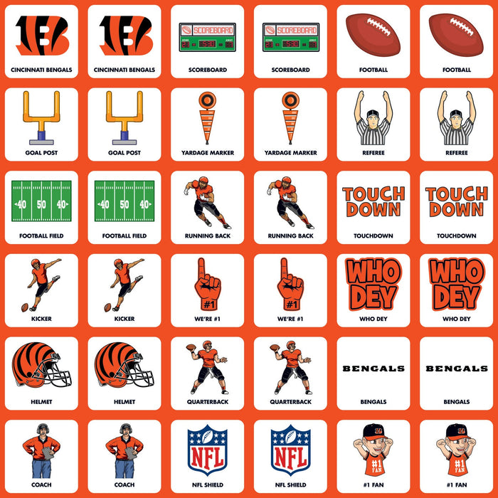 Cincinnati Bengals Matching Game - Just $12.99! Shop now at Retro Gaming of Denver