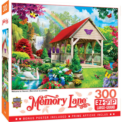 Memory Lane - Welcome to Heaven 300 Piece EZ Grip Jigsaw Puzzle - Just $14.99! Shop now at Retro Gaming of Denver