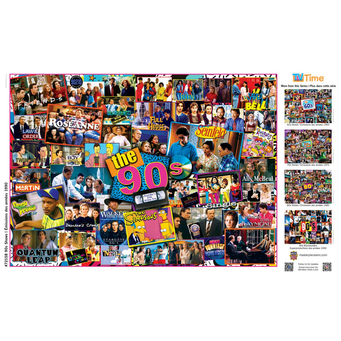 TV Time - 90's Shows 1000 Piece Jigsaw Puzzle - Just $16.99! Shop now at Retro Gaming of Denver