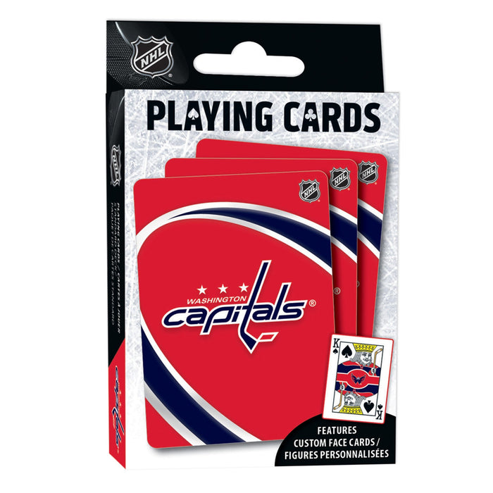 Washington Capitals Playing Cards - 54 Card Deck - Just $6.99! Shop now at Retro Gaming of Denver