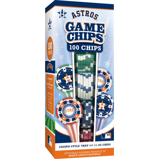 Houston Astros 100 Piece Poker Chips - Premium Poker Chips & Sets - Just $29.99! Shop now at Retro Gaming of Denver
