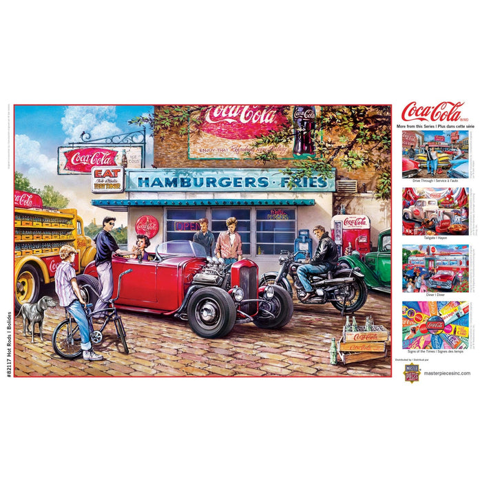 Coca-Cola - Hot Rods 1000 Piece Jigsaw Puzzle - for just $16.99! 