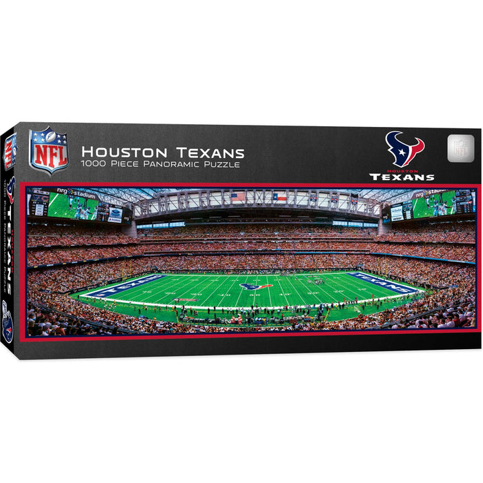 Houston Texans - 1000 Piece Panoramic Jigsaw Puzzle - Just $19.99! Shop now at Retro Gaming of Denver