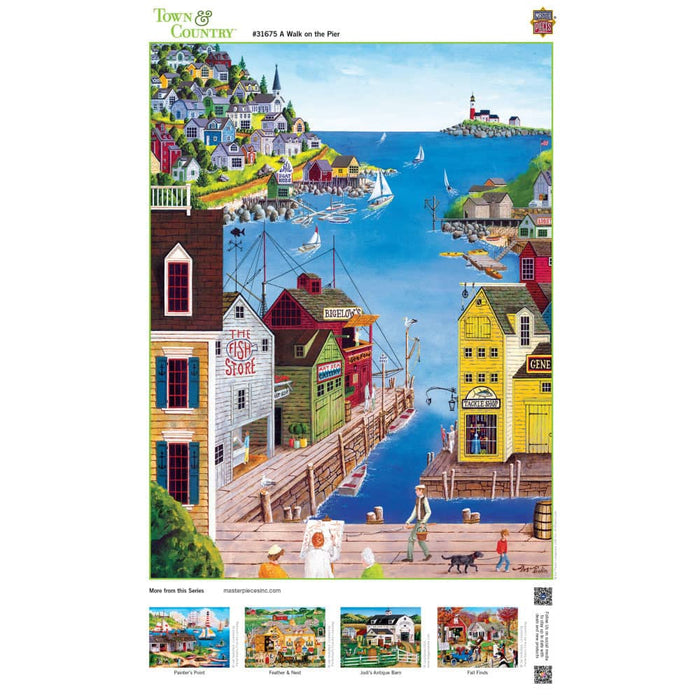 Town & Country - A Walk on the Pier 300 Piece EZ Grip Jigsaw Puzzle - for just $14.99! 