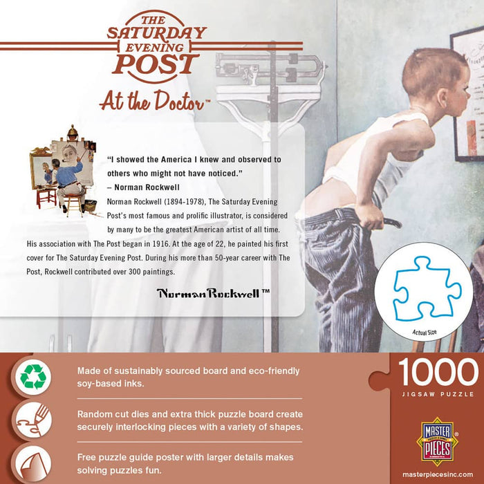 Saturday Evening Post - At the Doctor 1000 Piece Jigsaw Puzzle - for just $16.99! 
