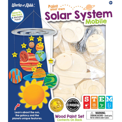 Solar System Mobile Wood Craft & Paint Kit - for just $19.99! 