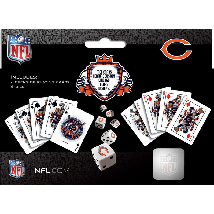 Chicago Bears - 2-Pack Playing Cards & Dice Set - for just $19.99! 