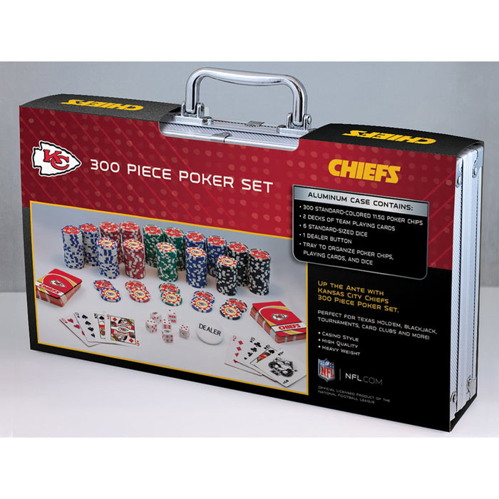 Kansas City Chiefs 300 Piece Poker Set - Just $124.99! Shop now at Retro Gaming of Denver