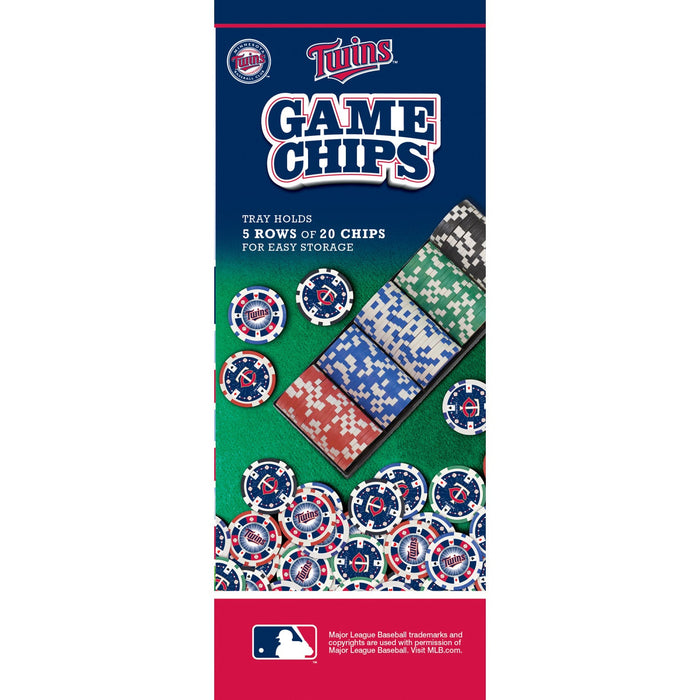 Minnesota Twins 100 Piece Poker Chips - Just $17.99! Shop now at Retro Gaming of Denver