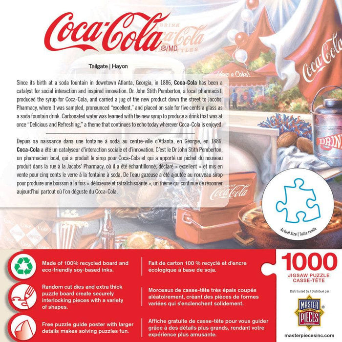Coca-Cola - Tailgate 1000 Piece Jigsaw Puzzle - for just $16.99! 