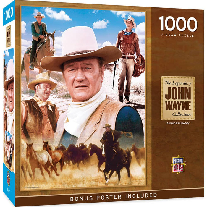 John Wayne Collection - America's Cowboy 1000 Piece Jigsaw Puzzle - for just $16.99! 