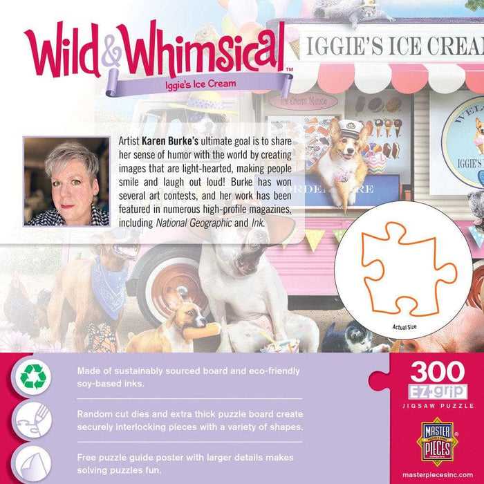 Wild & Whimsical - Iggy's Ice Cream 300 Piece EZ Grip Jigsaw Puzzle - for just $14.99! 