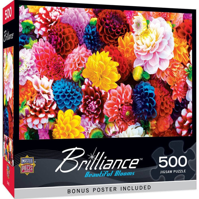 Brilliance - Beautiful Blooms 500 Piece Jigsaw Puzzle - for just $14.99! 
