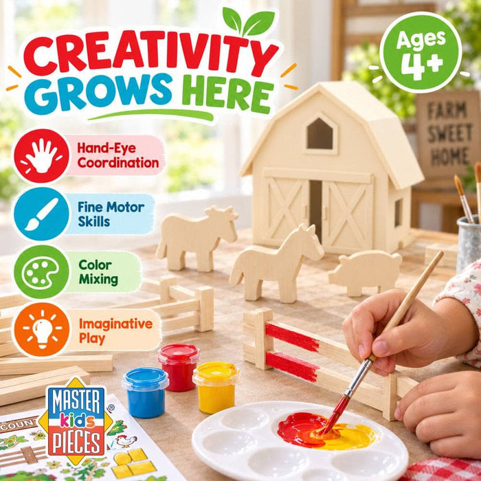 Country Farm Wood Wood Craft & Paint Kit - for just $29.99! 