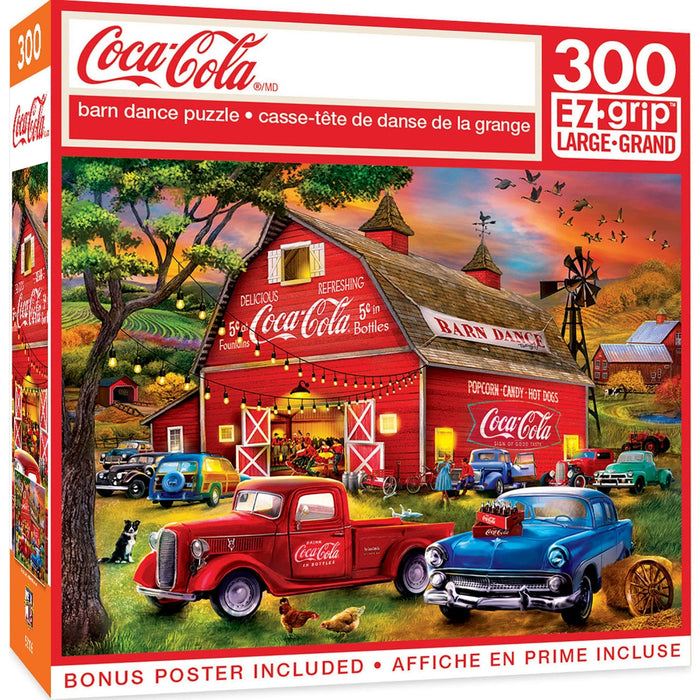 Coca-Cola - Barn Dance 300 Piece EZ Grip Jigsaw Puzzle - for just $14.99! 