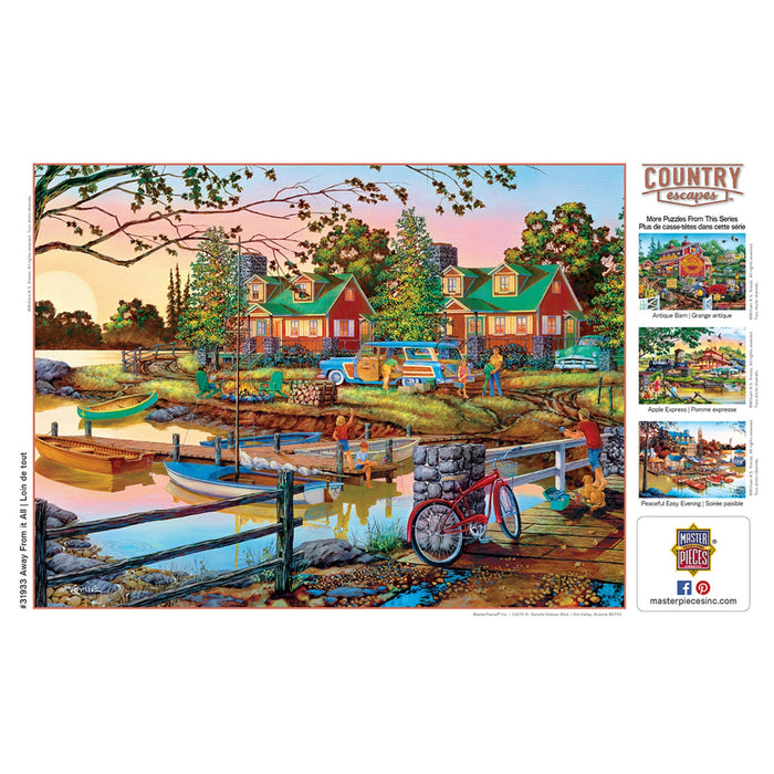 Country Escapes - Away from It All 550 Piece Jigsaw Puzzle - Just $14.99! Shop now at Retro Gaming of Denver