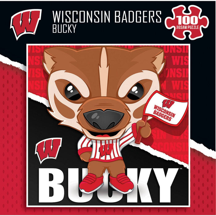 Wisconsin Badgers - NCAA Mascot 100 Piece Jigsaw Puzzle - for just $7.99! 