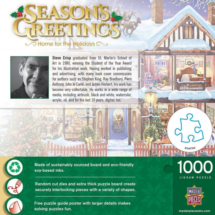 Season's Greetings - Home for the Holidays 1000 Piece Jigsaw Puzzle - for just $16.99! 