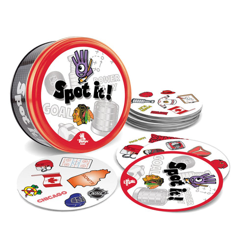 Chicago Blackhawks Spot It! Card Game - Premium Card Games - Just $12.99! Shop now at Retro Gaming of Denver