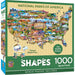 National Parks of America 1000 Piece Shaped Jigsaw Puzzle - for just $16.99! 