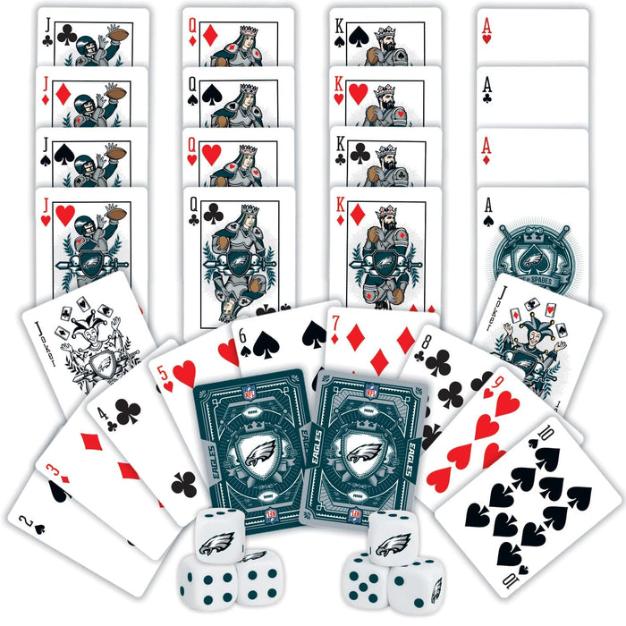 Philadelphia Eagles - 2-Pack Playing Cards & Dice Set - for just $19.99! 