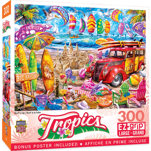 Tropics - Surf's Up 300 Piece EZ Grip Jigsaw Puzzle - Just $14.99! Shop now at Retro Gaming of Denver