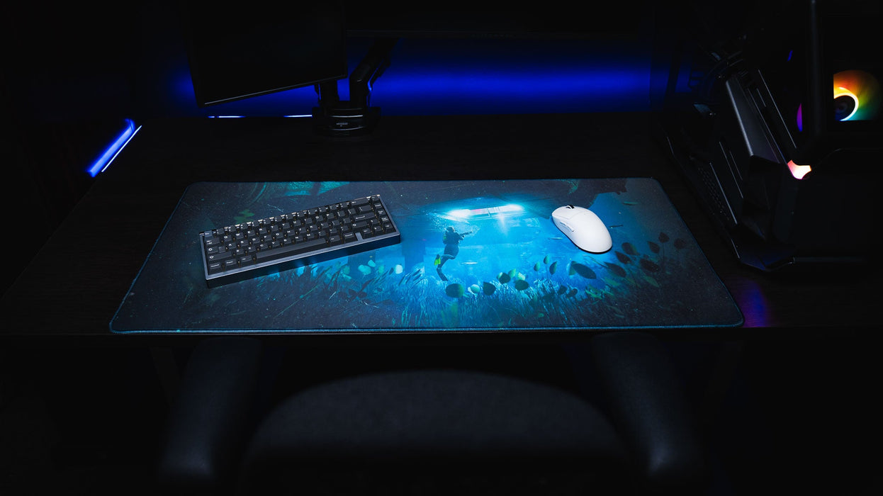 "Labs Breach" — Rust Deskmat - for just $49.95! 