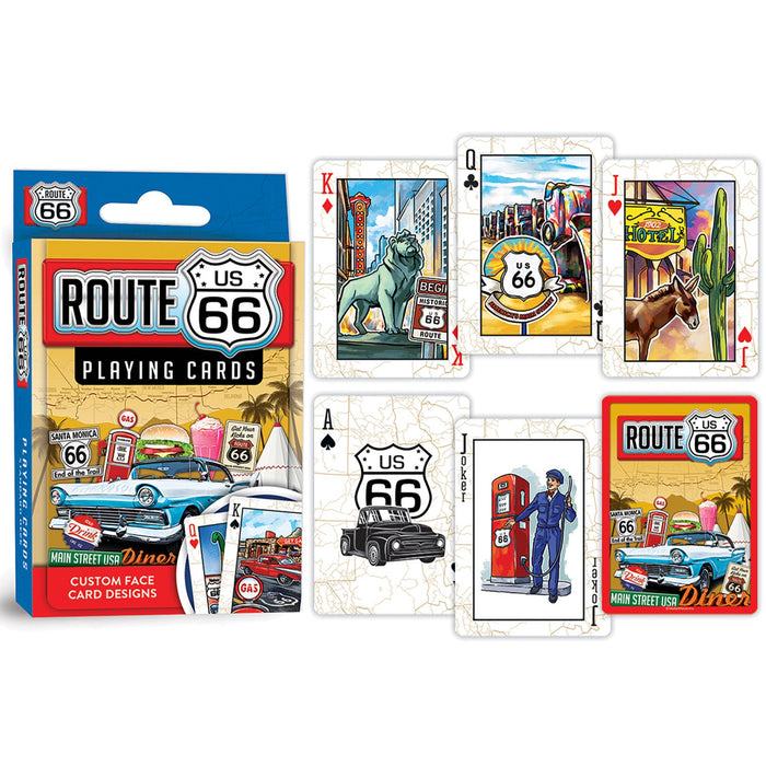 Route 66 Playing Cards - 54 Card Deck - Just $6.99! Shop now at Retro Gaming of Denver