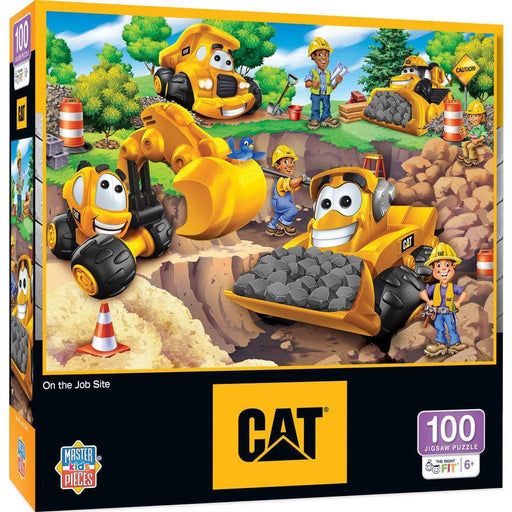 CAT - On the Job Site 100 Piece Jigsaw Puzzle - for just $12.99! 