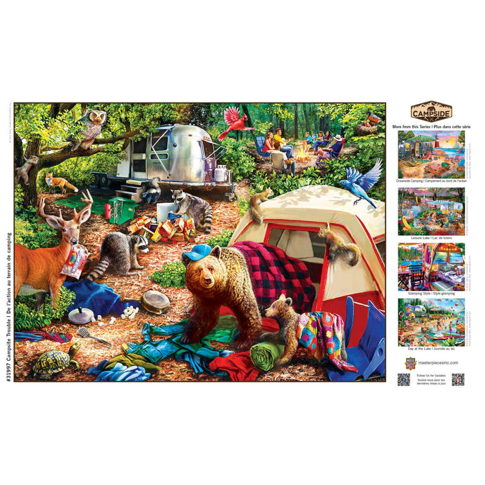 Campside - Campsite Trouble 300 Piece EZ Grip Jigsaw Puzzle - Just $14.99! Shop now at Retro Gaming of Denver