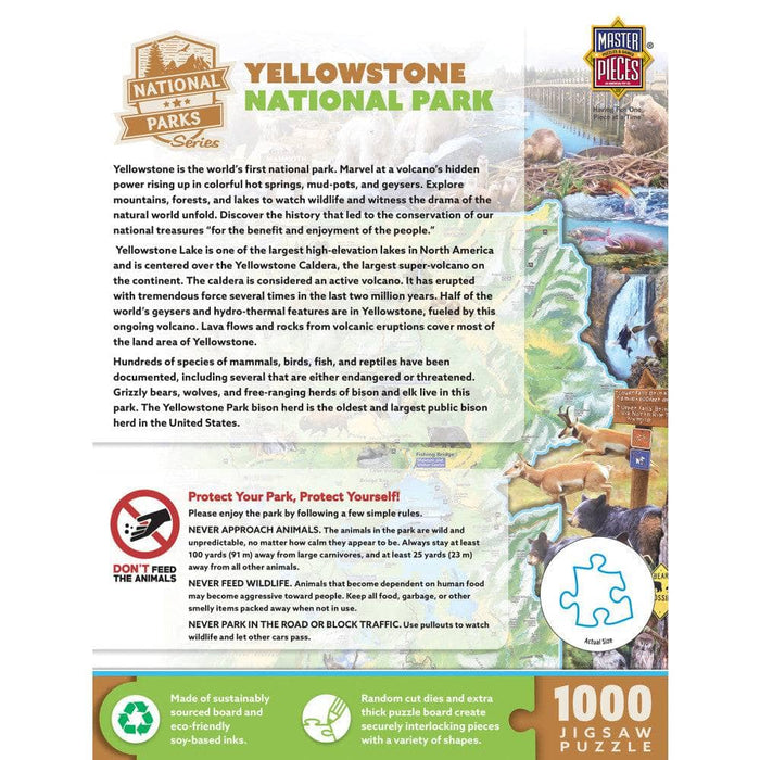 Yellowstone National Park 1000 Piece Jigsaw Puzzle - for just $16.99! 