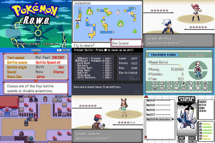 Pokemon R.O.W.E GBA Custom Pokemon ROM Hack Video Game Boy Advance - for just $18.49! 