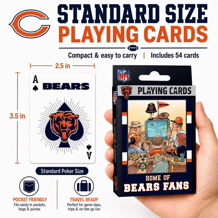 Chicago Bears Fan Deck Playing Cards - 54 Card Deck - for just $7.99! 