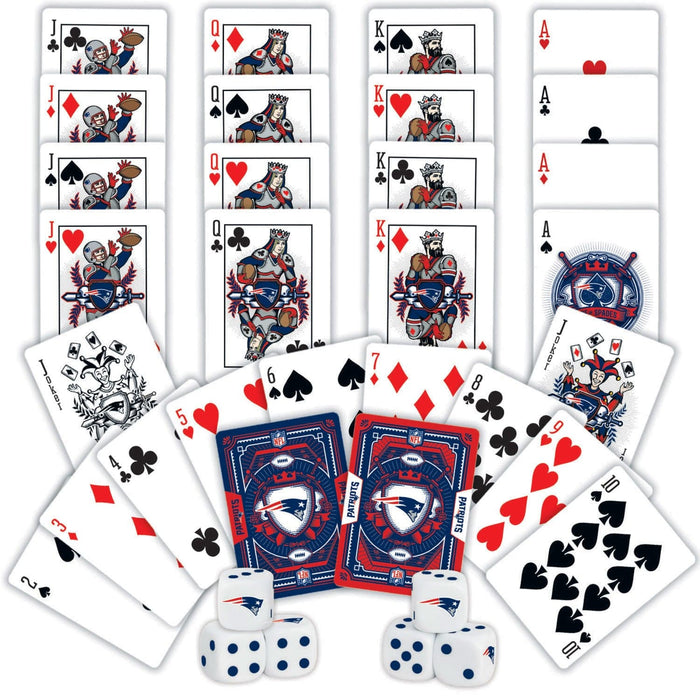 New England Patriots - 2-Pack Playing Cards & Dice Set - for just $19.99! 