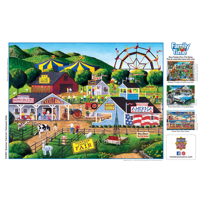 Family Time - Summer Carnival 400 Piece Jigsaw Puzzle - Just $14.99! Shop now at Retro Gaming of Denver