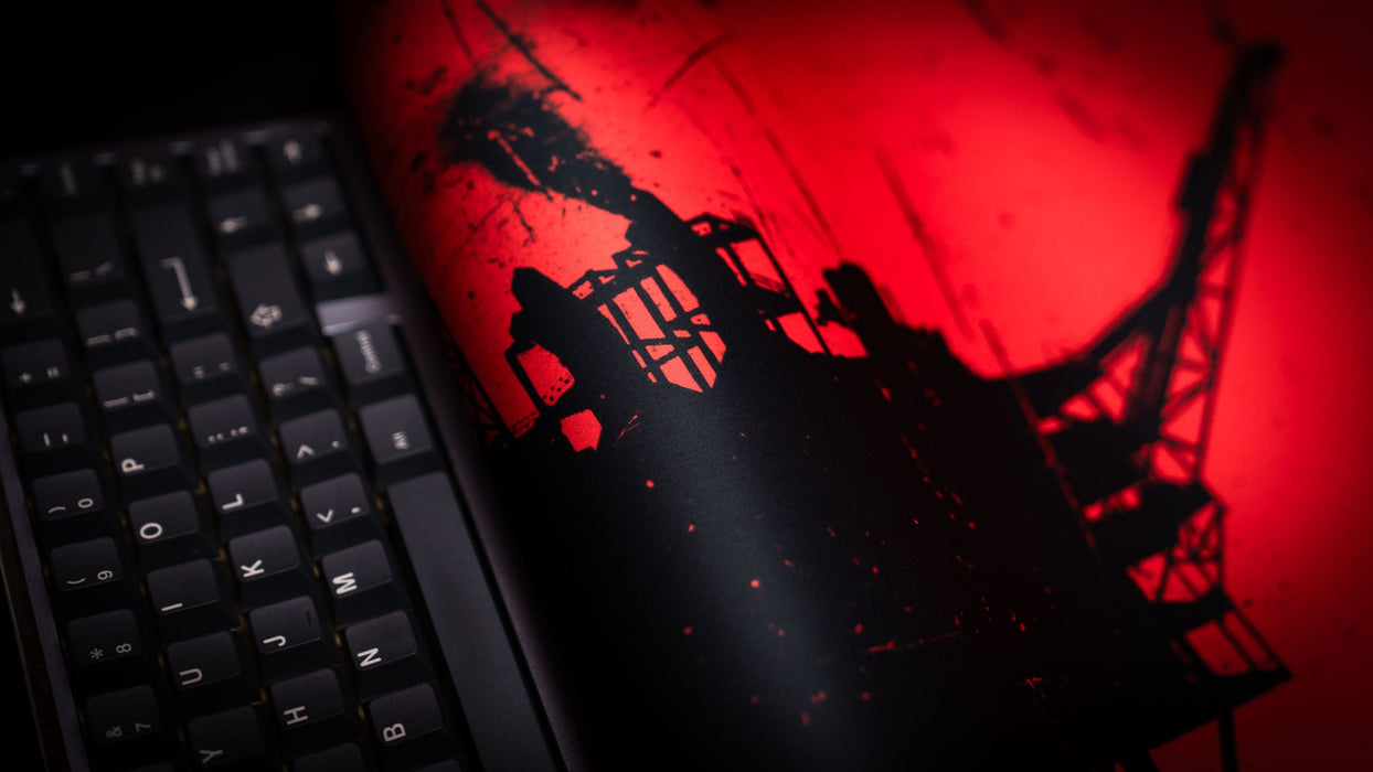 "Oil Rig" II — Rust Deskmat - for just $49.95! 