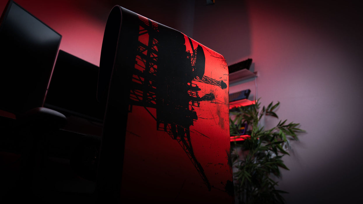 "Oil Rig" II — Rust Deskmat - for just $49.95! 