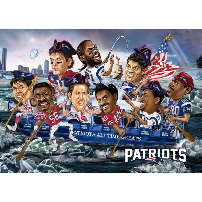 New England Patriots - All-Time Greats 500 Piece Jigsaw Puzzle - for just $19.99! 