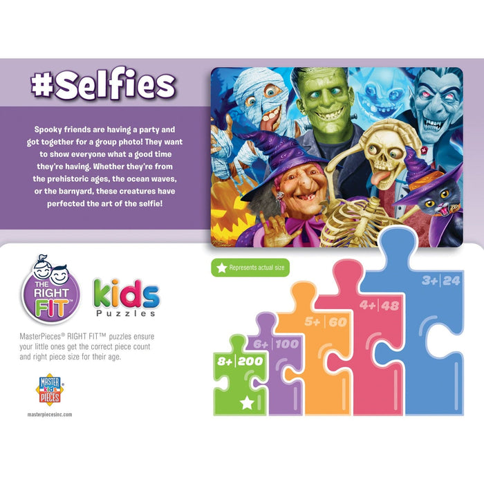 Selfies - Spooky Smiles 200 Piece Jigsaw Puzzle - for just $12.99! 