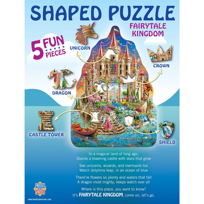 Fairytale Kingdom - 100 Piece Shaped Jigsaw Puzzle - Just $12.99! Shop now at Retro Gaming of Denver